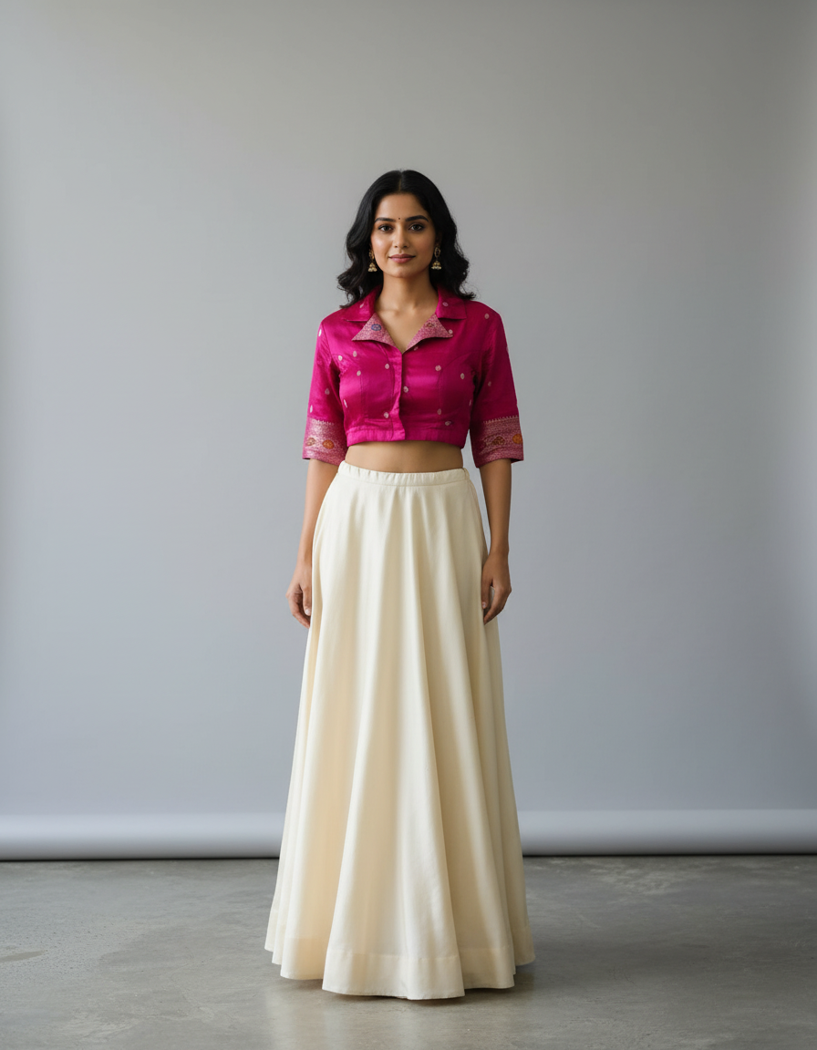 Rani Pink Heritage Blouse