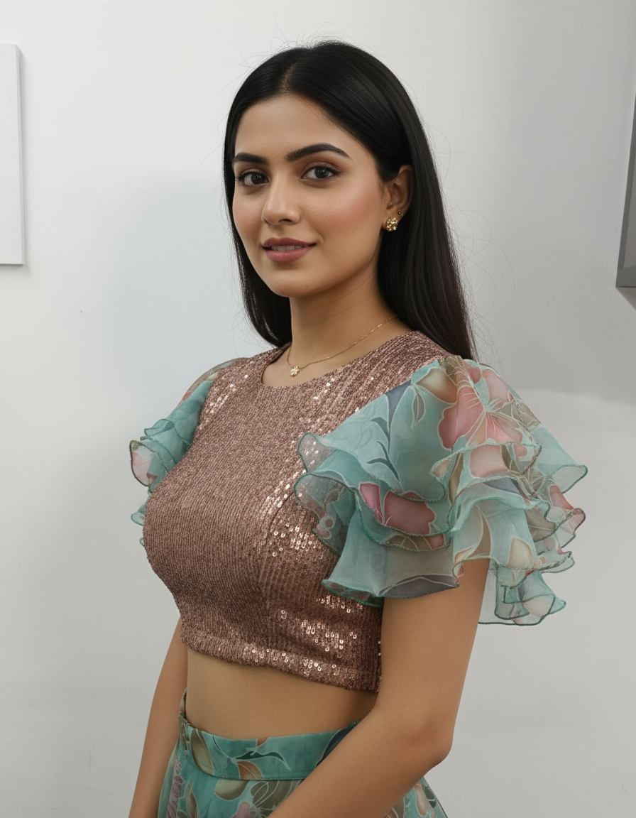 Celeste Ruffle Blouse