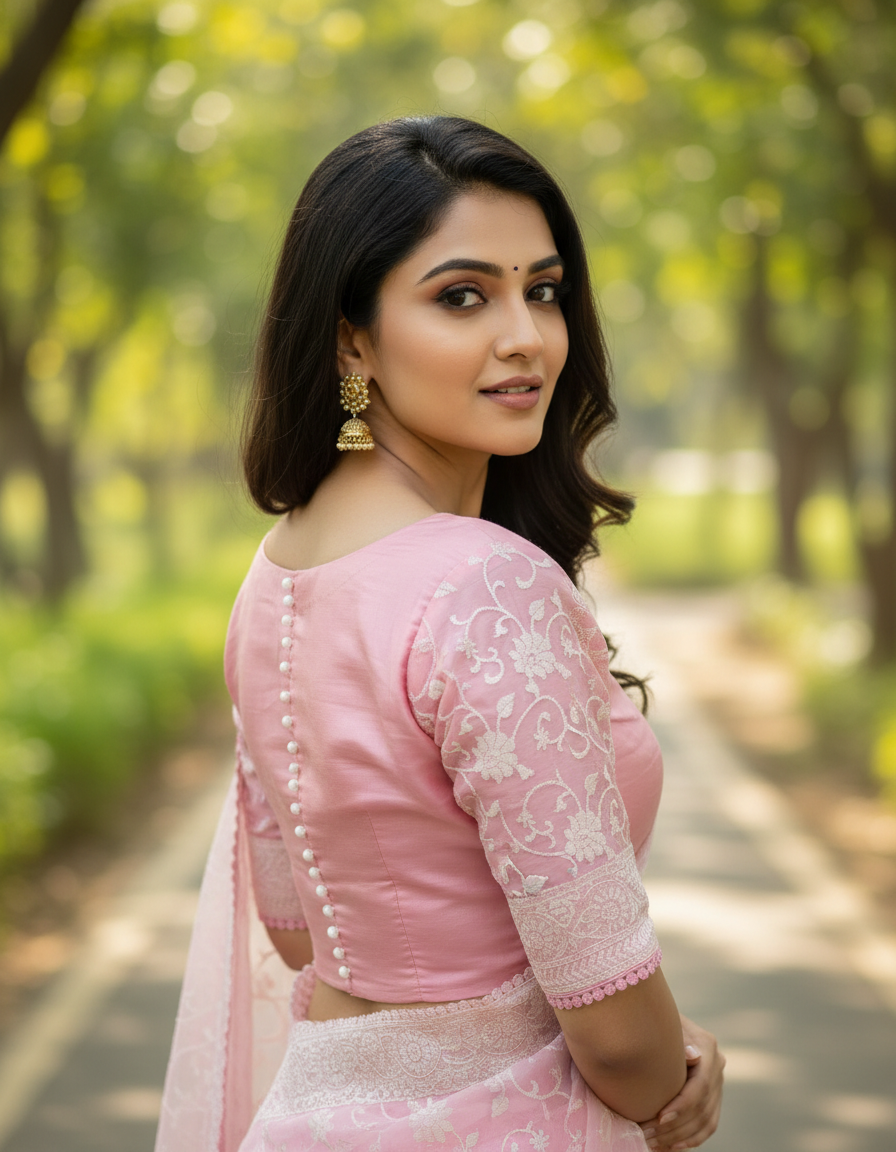 Soft Pink Anaya Blouse