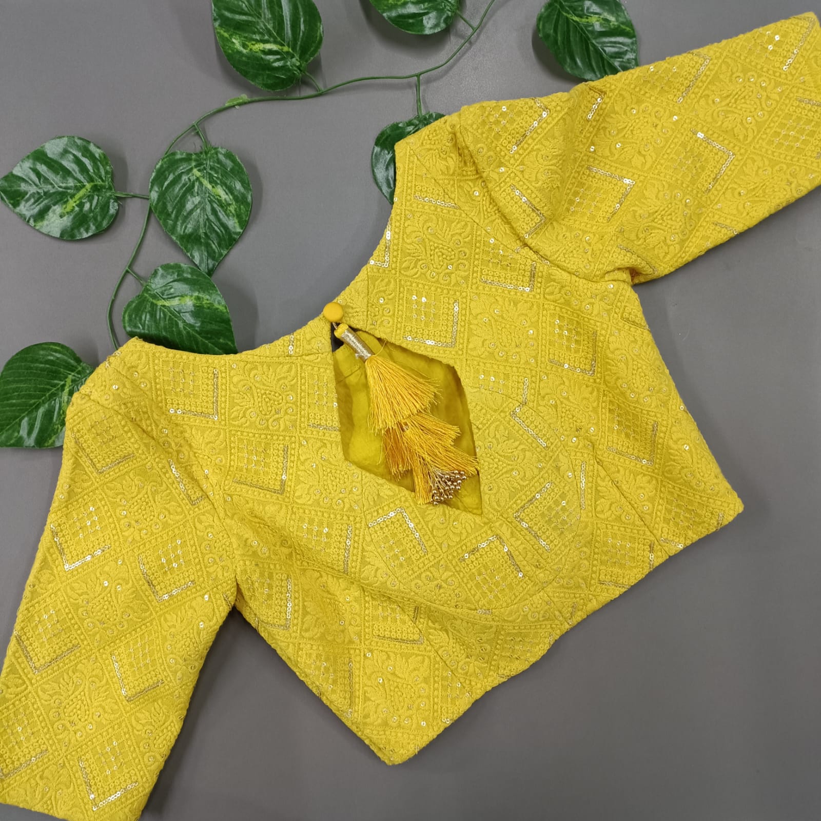 Golden Glow Party Blouse